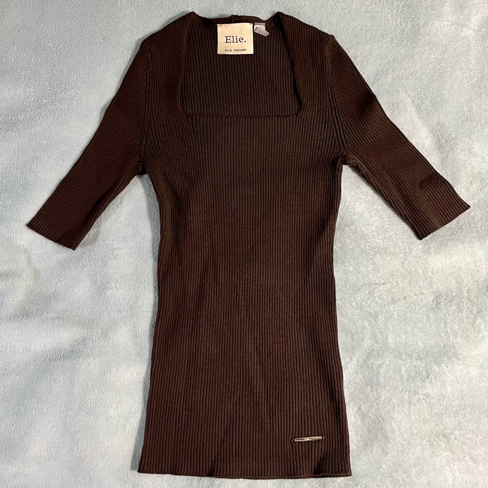 ELIE TAHARI ribbed top